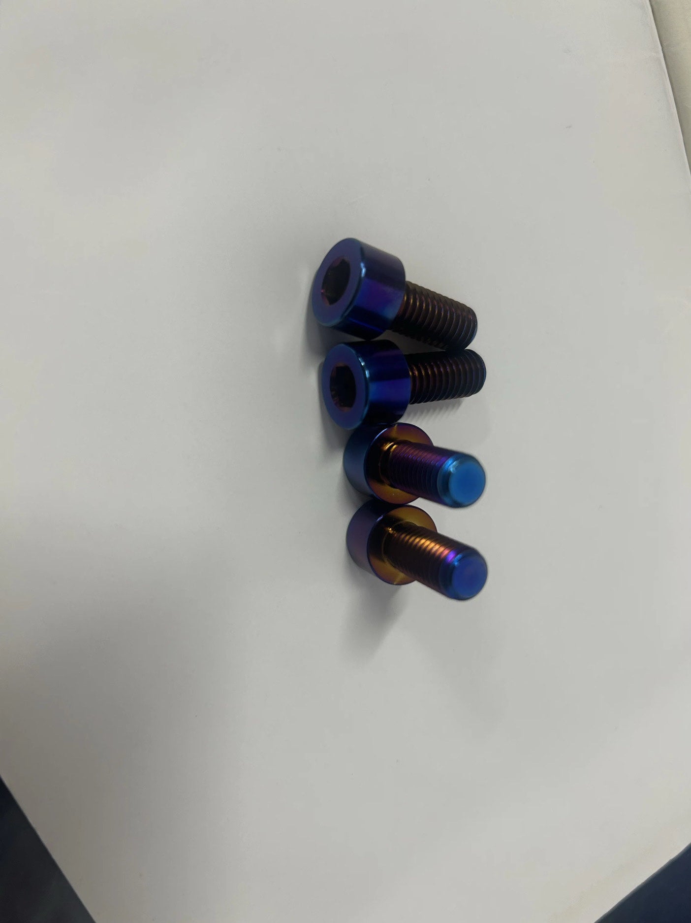 4 titanium direct mount bolts